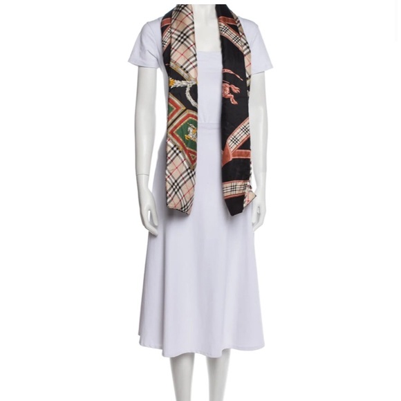 Burberry Silk Scarf - Picture 3 of 4